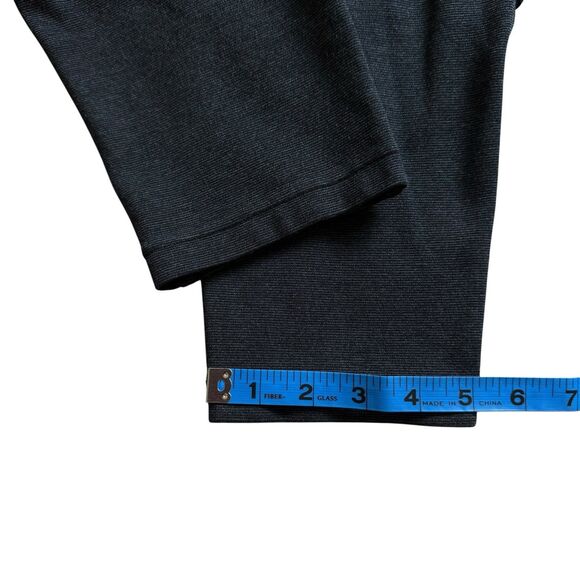 Sou Sou Pants Size L Japan Black Gray Stripe Tapered Pull On Enyu Sanyutei - Picture 7 of 13